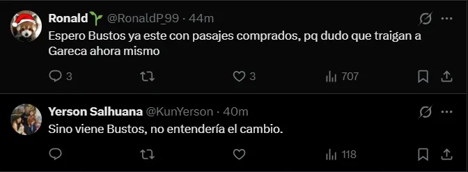 Fuente: 'X'.