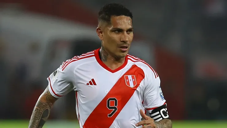 Paolo Guerrero, en su paso por la Selección Peruana en 2023.
