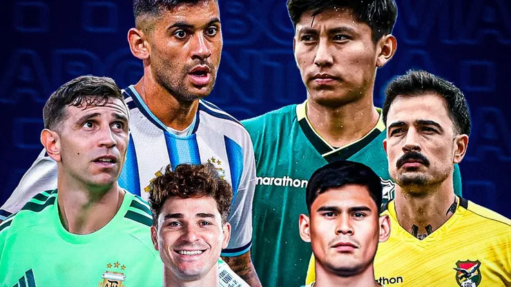 Las alineaciones confirmadas del Argentina vs. Bolivia.