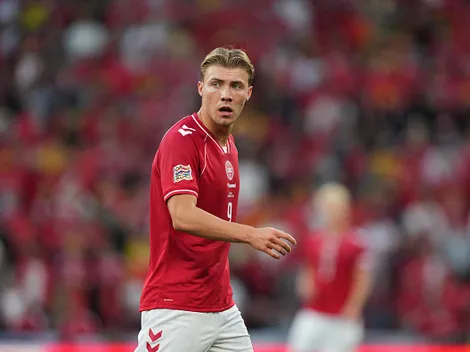 La emotiva dedicatoria de Rasmus Højlund a Cristiano Ronaldo tras Dinamarca 2-4 Portugal