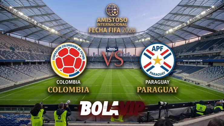 Colombia y Paraguay se enfrentan en un partido amistoso.