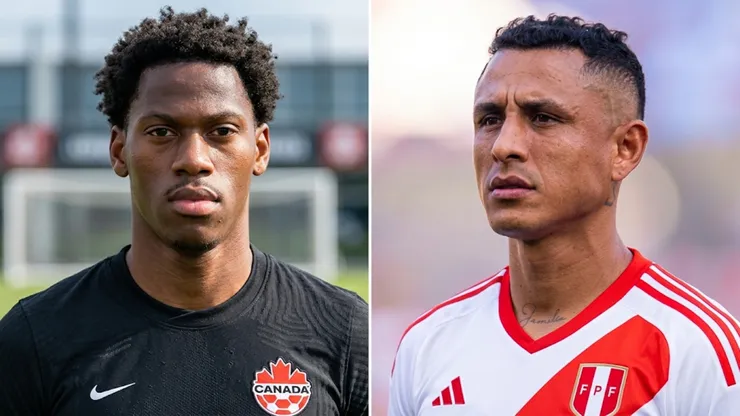 Jonathan David y Yoshimar Yotún, figuras de Canadá y Perú, respectivamente.