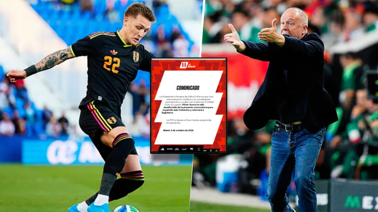 Mano Menezes contradice a la Selección Peruana por la desconvocatoria de Oliver Sonne.