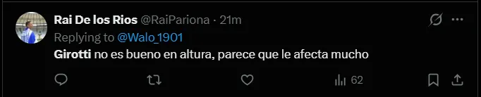Fuente: 'X'.