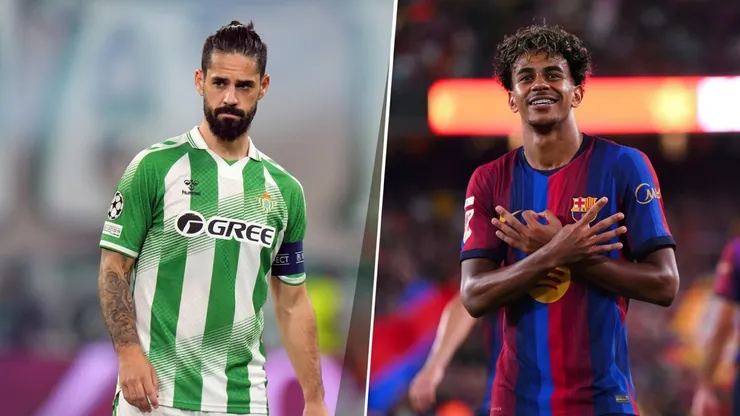 Isco y Lamine Yamal, figuras de Betis y Barcelona, respectivamente.