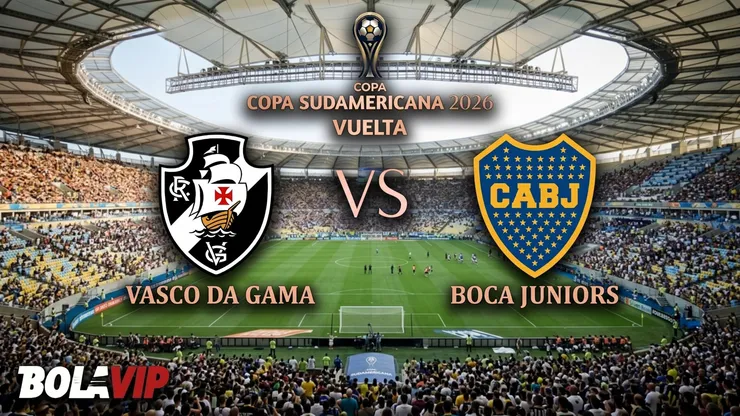 Vasco da Gama y Boca Juniors definen al primer finalista de la Copa Sudamericana 2026.