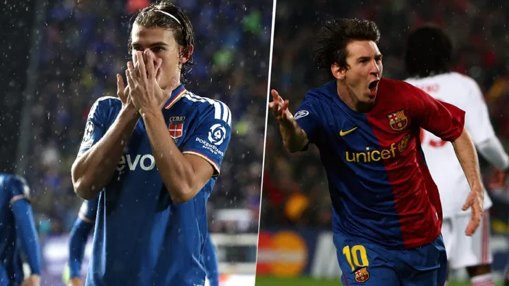 Nico Paz, como en los mejores tiempos de Messi en Champions League.