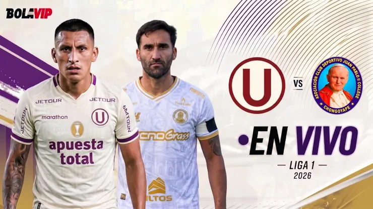 Universitario y Juan Pablo II College se enfrentan por Liga 1.