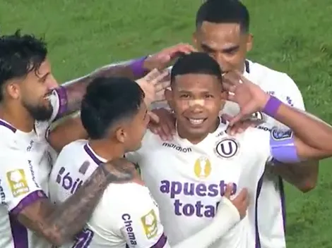 El golazo de Edison Flores de tiro libre para el 1-0 de Universitario ante Juan Pablo II