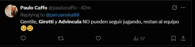 Fuente: 'X'.