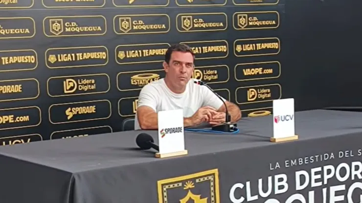 Pablo Guede, DT de Alianza Lima.