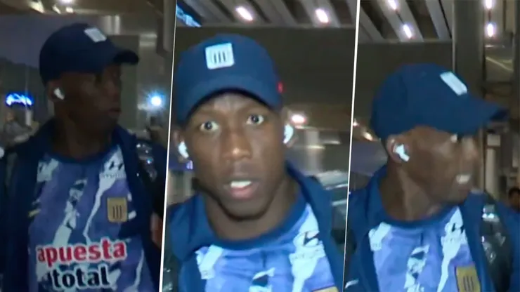 Luis Advíncula reaccionó a la pregunta sobre Sporting Cristal.