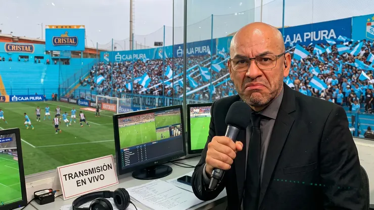 Peter Arévalo, periodista deportivo.