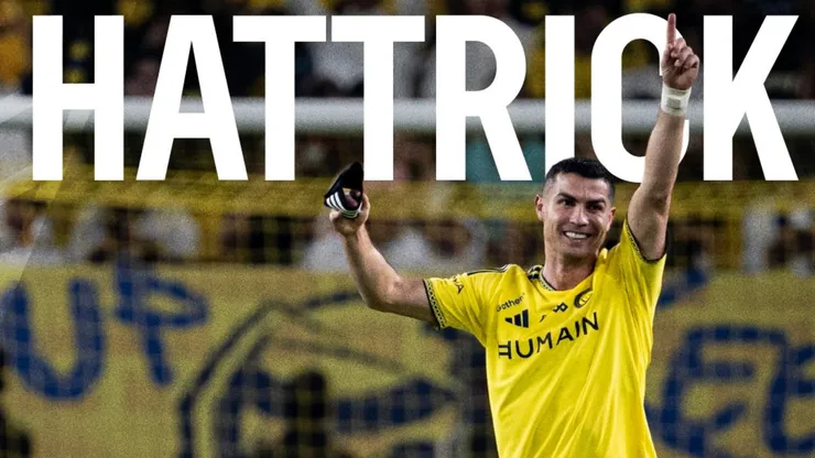 Cristiano Ronaldo metió hat-trick ante Al Kholood.
