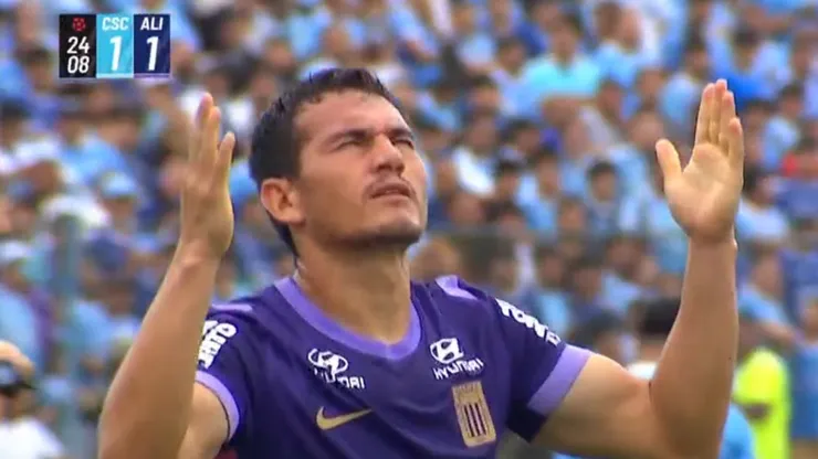 Jairo Vélez anotó el empate para Alianza Lima.