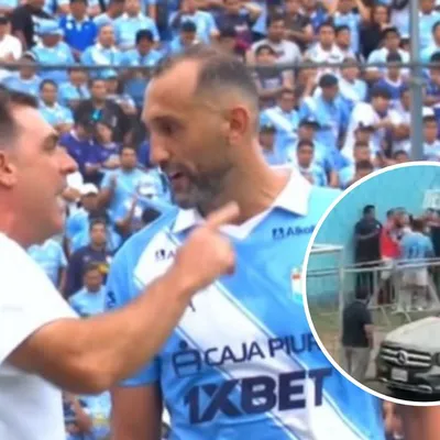 A los empujones: la gresca entre Guede y Barcos en vestuarios tras el final del partido