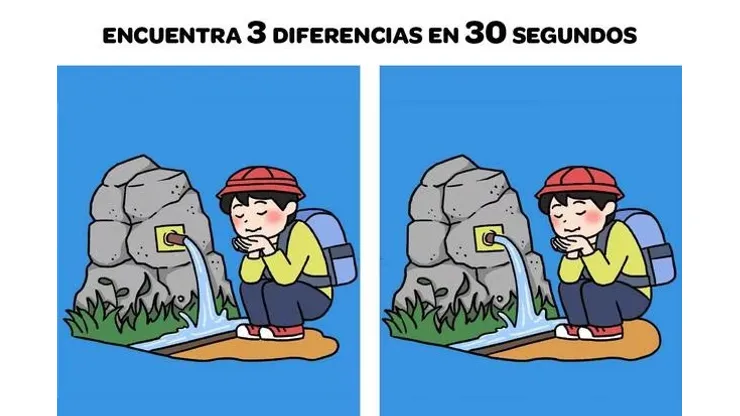 Cuáles son las tres diferencias entre las imágenes: solo tienes 30 segundos
