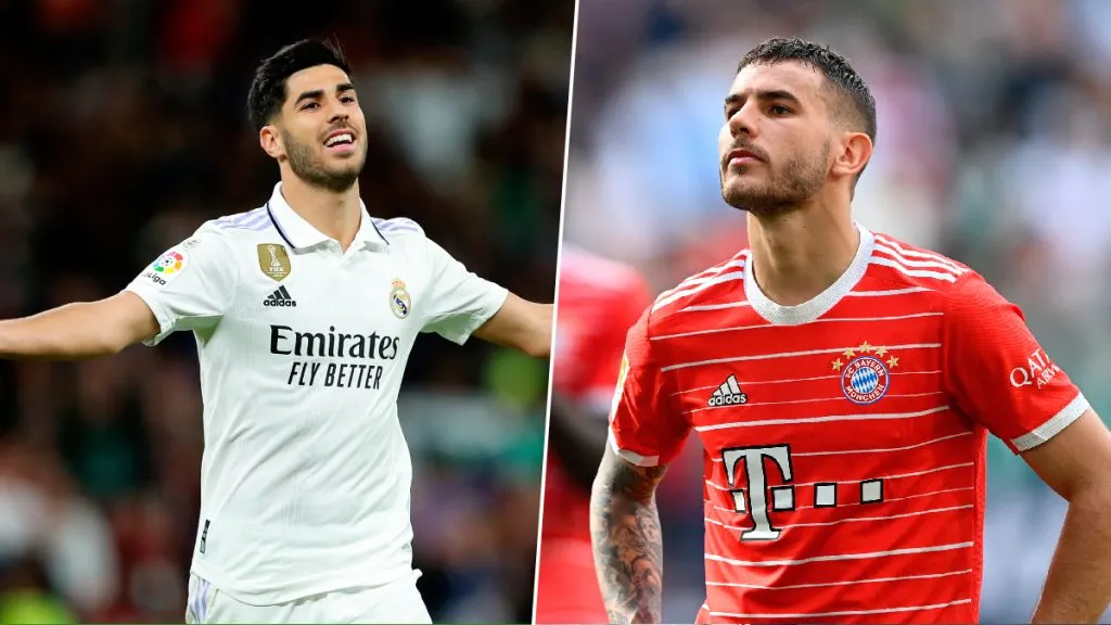 Marco Asensio y Lucas Hernández.