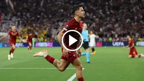 Dybala marcó el primer gol de la final de la Europa League.
