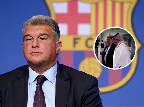 ¿Hablaron de Messi? Encuentro entre Laporta y el presidente de la federación saudí