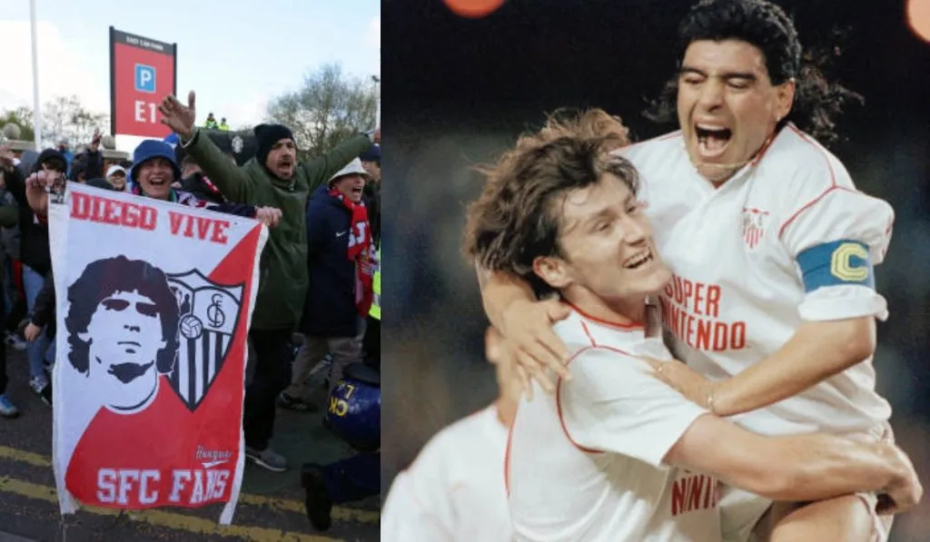 Diego Armando Maradona en Sevilla: Getty