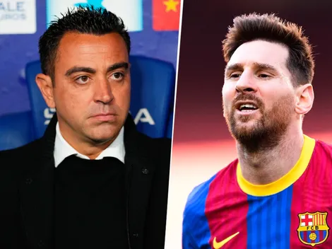 Xavi le mete presión a Messi para que vuelva a Barcelona