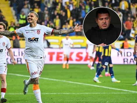 Con dedicatoria a Román, Icardi marcó y salió campeón con Galatasaray