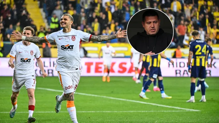 Icardi marcó, salió campeón y se lo dedicó a Riquelme.