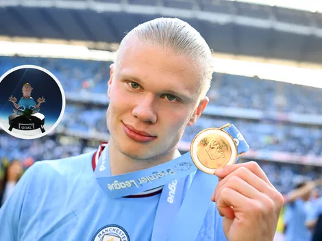 VIDEO | Figura de Haaland fue enviada AL ESPACIO