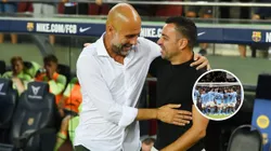 Pep Guardiola, Xavi Hernández (Getty)