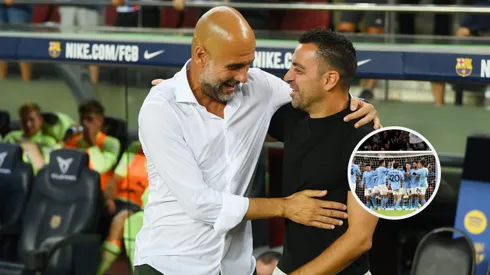 Pep Guardiola, Xavi Hernández (Getty)