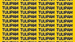 Desafío COMPLICADÍSIMO: encuentra la palabra TULIPAN en 7 segundos