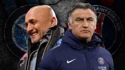 Luciano Spalletti y Christopher Galtier.