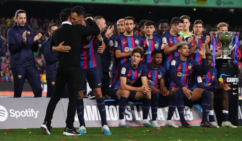 Festejos Barcelona campeón de LaLiga: Getty