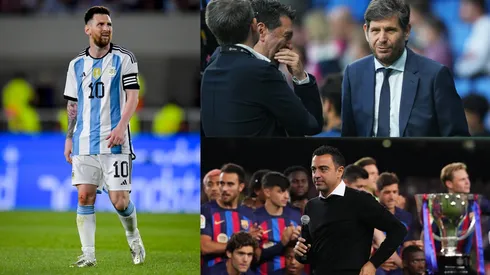 Lionel Messi. Xavi, Mateu Alemany y Barcelona.