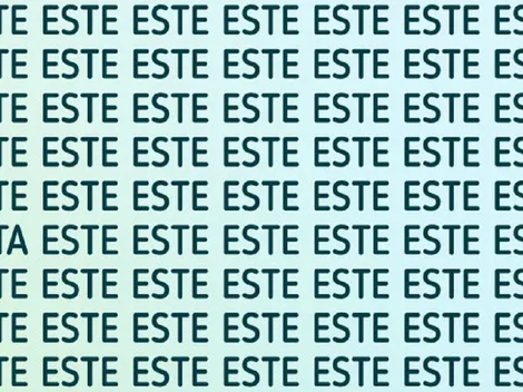 Acertijo visual NIVEL EXPERTO: encuentra la palabra "ESTA" en 30 segundos