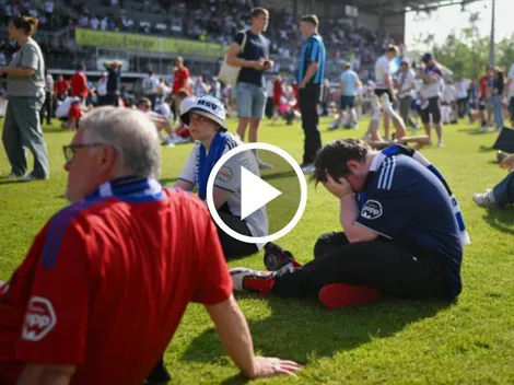 Insólito: Hamburgo se enteró que no ascendió en medio del festejo