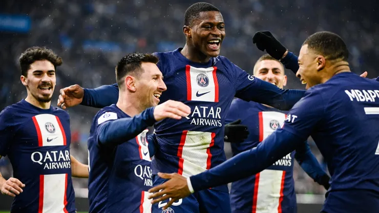 El festejo de PSG.