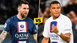 Lionel Messi y Kylian Mbappé, las figuras de PSG.