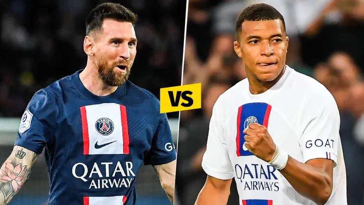Lionel Messi y Kylian Mbappé, las figuras de PSG.