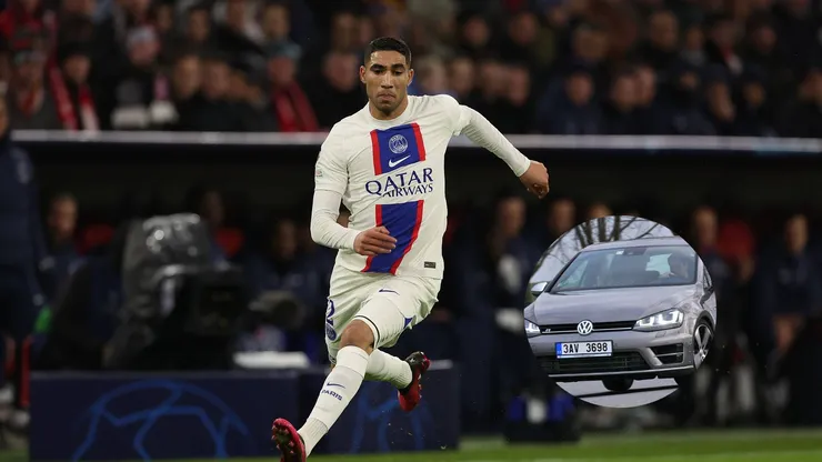 No lo imaginarías: Este es el HUMILDE auto que maneja Achraf Hakimi