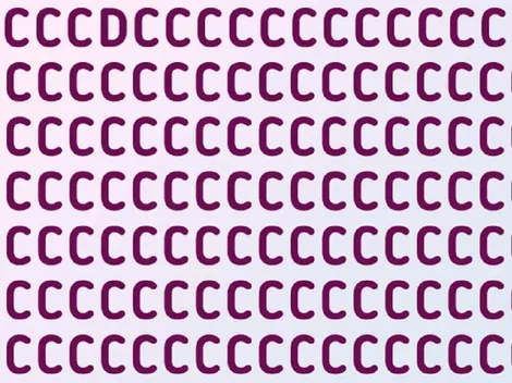 Solo para GENIOS: encuentra la letra "D" en 10 segundos