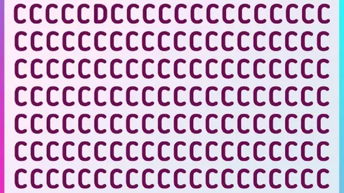 Solo para GENIOS: encuentra la letra "D" en 10 segundos