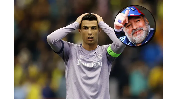 Cristiano Ronaldo insultado por Maradona en 2023