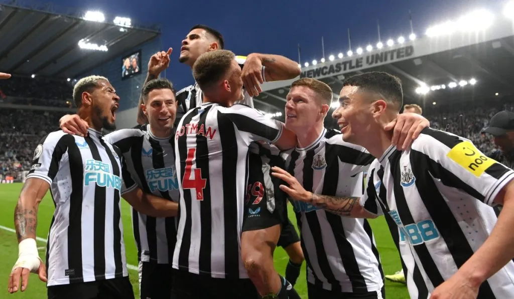Jugadores del Newcastle: Getty