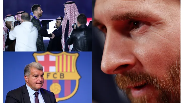 Lionel Messi, entre Barcelona y Arabia Saudita.