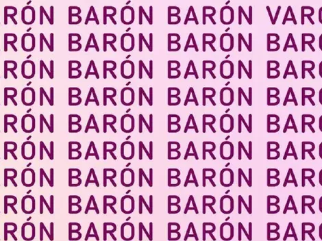EL 80% NO PUDO: encuentra la palabra VARÓN en 5 segundos