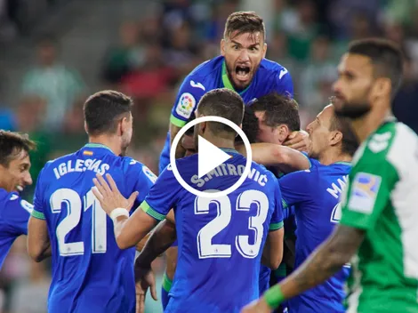 Omar Alderete convirtió el gol que puede valer la salvación de Getafe