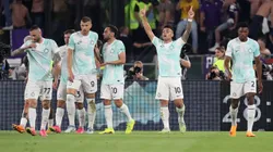 Lautaro Martínez marcó los dos goles para Inter en la final de Copa Italia.