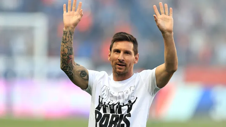 Leo Messi volvió a ser ovacionado en el PSG. Getty Images.